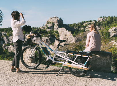 Innenansicht eines Veloladens Biel